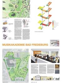 Wettbewerb Musikbildungszentrum S�dwestfalen, Wettbewerbsentwurf Blatt 1